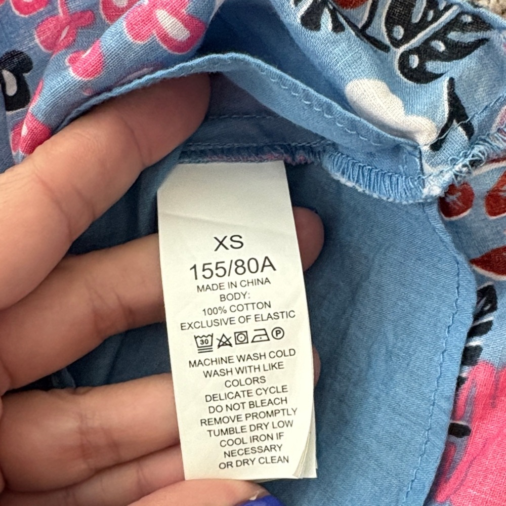 Kate Spade Floral Midi Dress in Blue and Pink - Picture 6 of 7